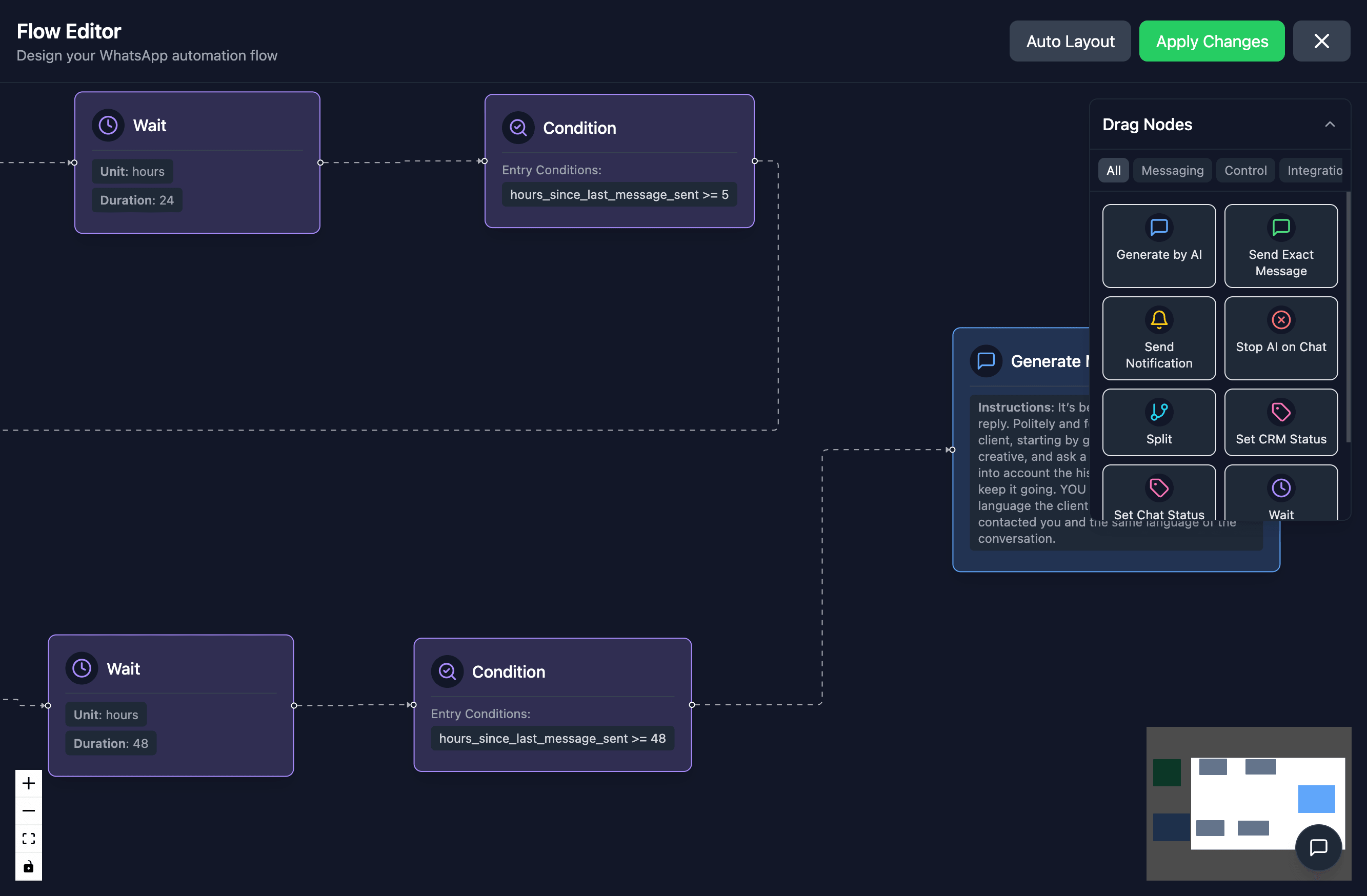 Constructeur de flux visuel screenshot
